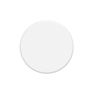 Placa Redonda 4" F0 Branco Linha Evidence Fame 0520