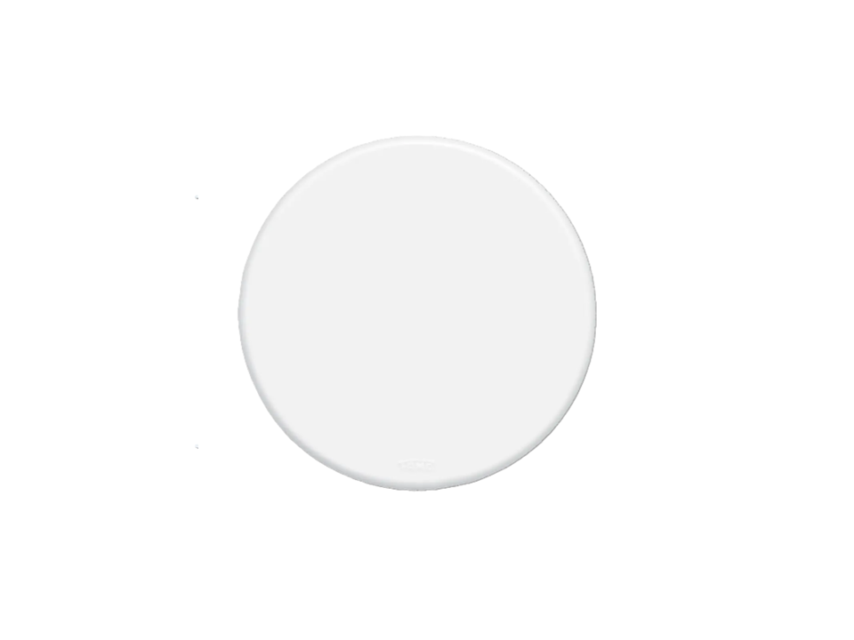 Placa Redonda 4" F0 Branco Linha Evidence Fame 0520