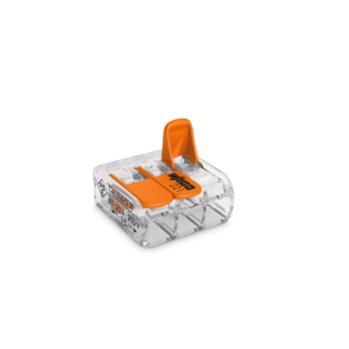 Conector Emenda Wago 3 vias 221-413
