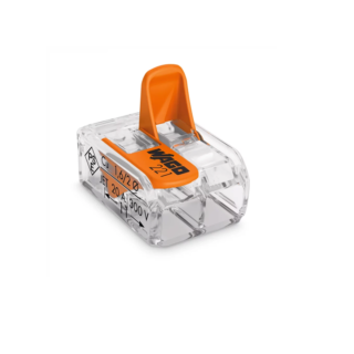 Conector Emenda Wago 2 vias 221-612