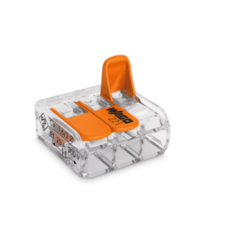 Conector Emenda Wago 3 vias 221-613
