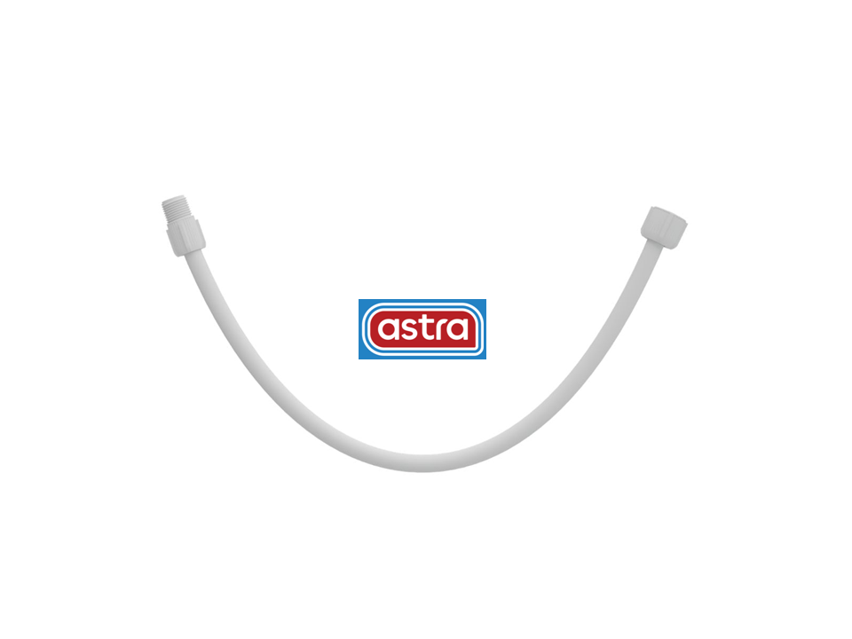 Ligação Flexível Água PVC Rosca 1/2"(M) x Engate Veda+1/2" (F) Astra